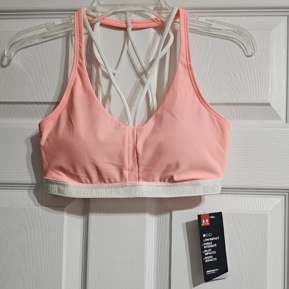 Under Armour Super Cute Strappy Sports Bra Women's Medium - Picture 2 of 2